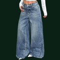 Marlene – eine markante Wide-Leg-Jeans mit Vintage-Waschung