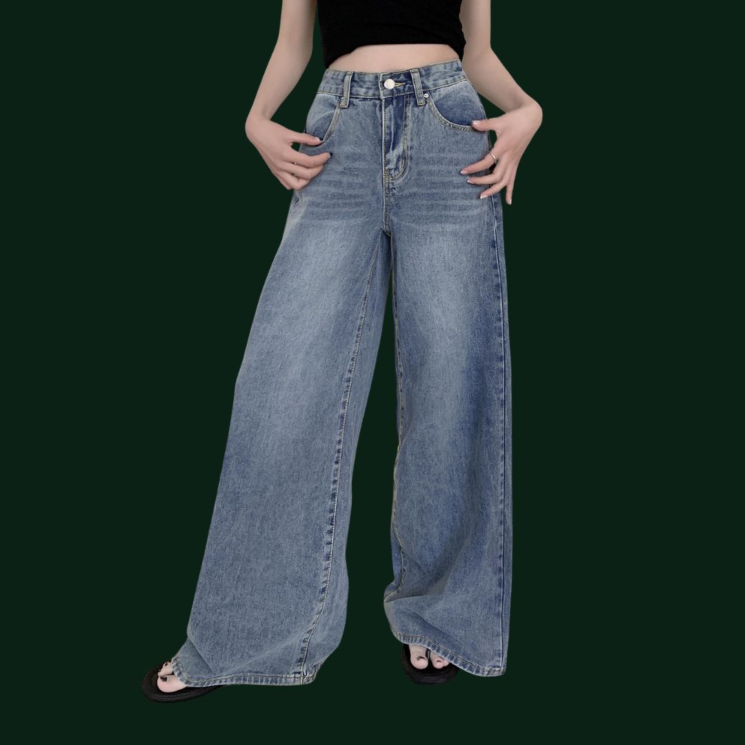 Elena – eine stilvolle Wide-Leg-Jeans